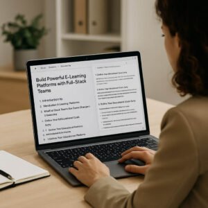 Build Powerful E-Learning Platforms with Full-Stack Teams