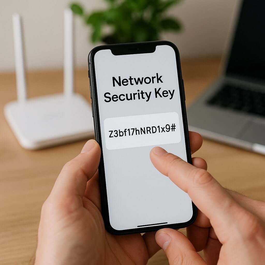 How to Find Your Phone's Network Security Key