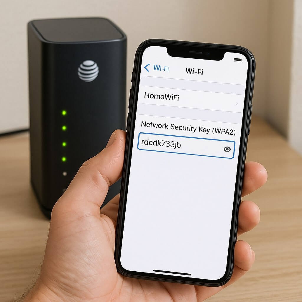 How to Quickly Find Your AT&T Network Security Key