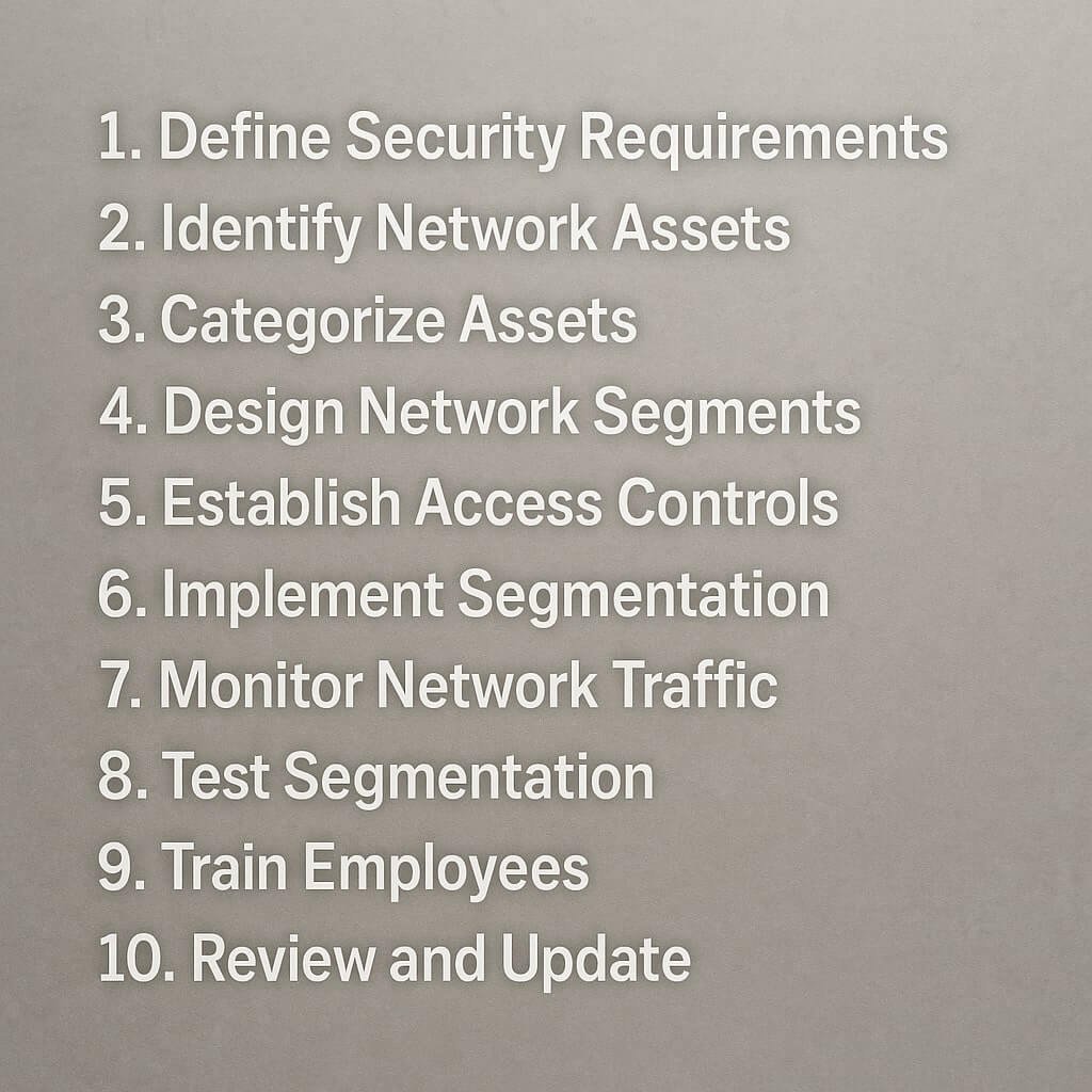 10 Steps to Implement Network Segmentation for Enhanced Security